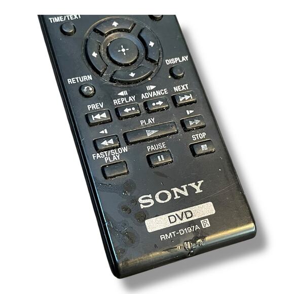 Sony RMT-D197A DVP-SR200P DVP-NS710H/B DVD Player Remote Control - Picture 4 of 11